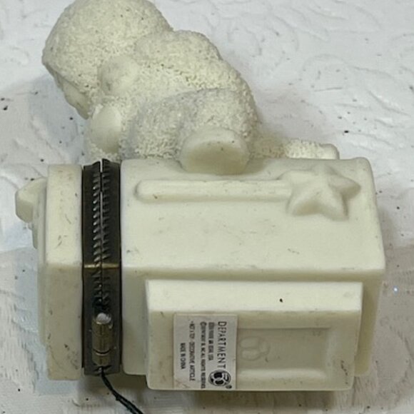VTG Snow Babies Hugs & Kisses 1999 Hinged Mini Mailbox 2"x3" - Picture 12 of 16